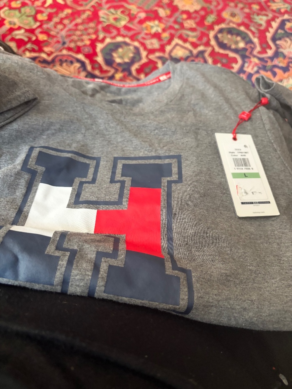 Long sleeve gray shirt